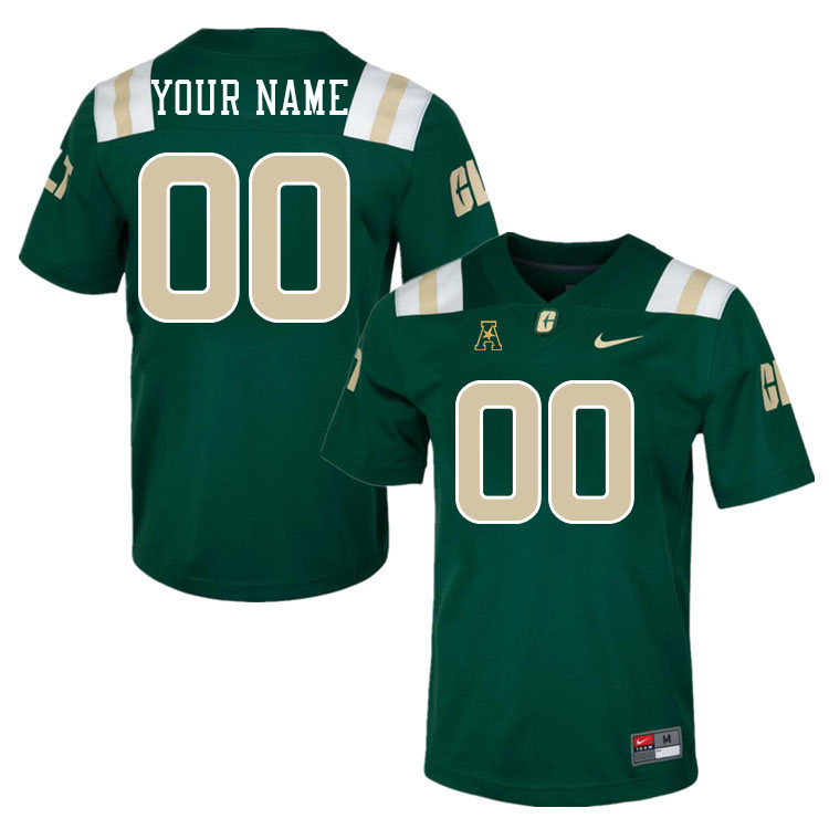 Custom Charlotte 49ers Name And Number College Football Jerseys Stitched Sale-Green